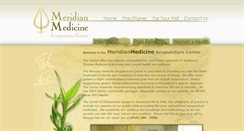 Desktop Screenshot of meridianmedicine.com