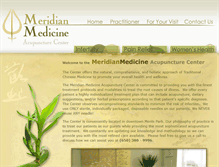Tablet Screenshot of meridianmedicine.com